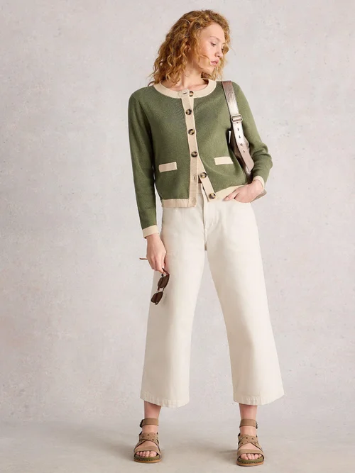 CHARLOTTE CARDI - Khaki Grn - 52 Image 2
