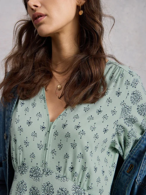 Robe En Jersey Megan - Lgt Green - 52/R Image 3