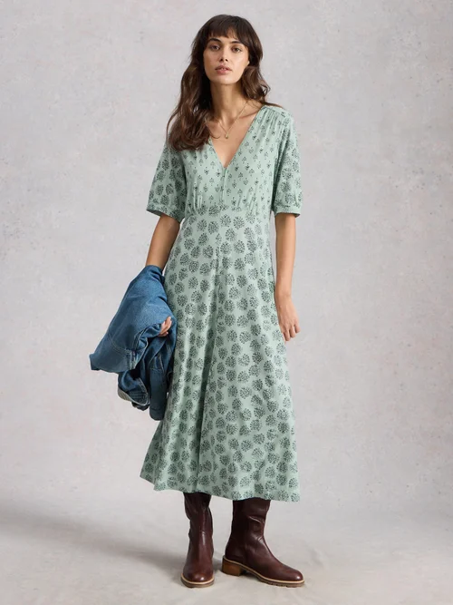 Robe En Jersey Megan - Lgt Green - 52/R Image 2