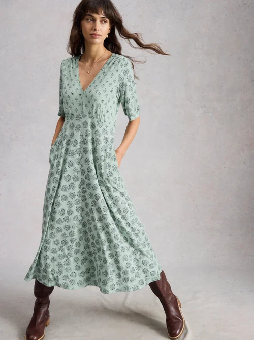 Robe En Jersey Megan - Lgt Green - 52/R Image 1