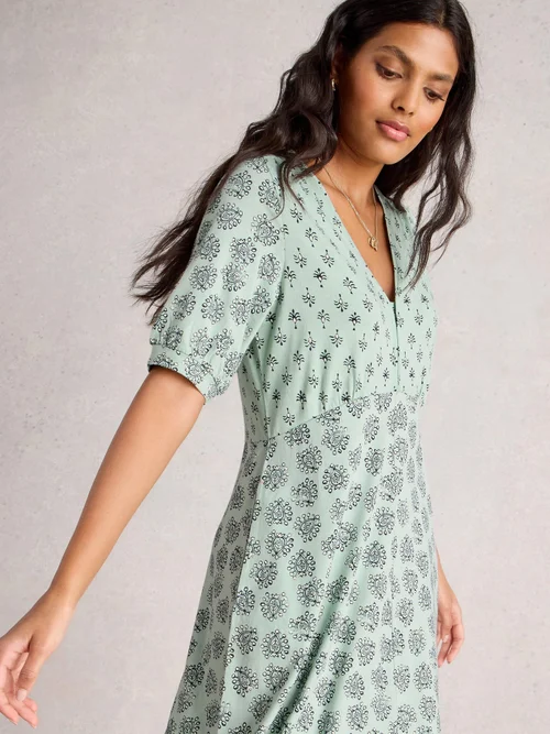 Robe En Jersey Megan - Lgt Green - 52/R Image 3