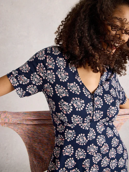 Robe En Jersey Megan - Navy Pr - 52/R Image 1