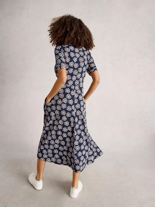 Robe En Jersey Megan - Navy Pr - 52/R Image 4