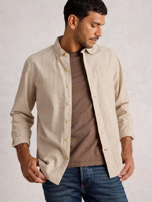 Chemise À Rayures Bruton - Lgt Nat - XXL Image 3