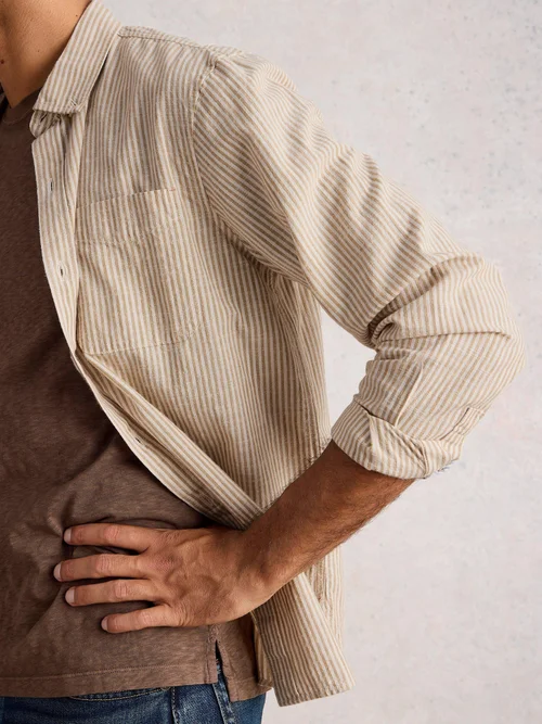 Chemise À Rayures Bruton - Lgt Nat - XXL Image 1