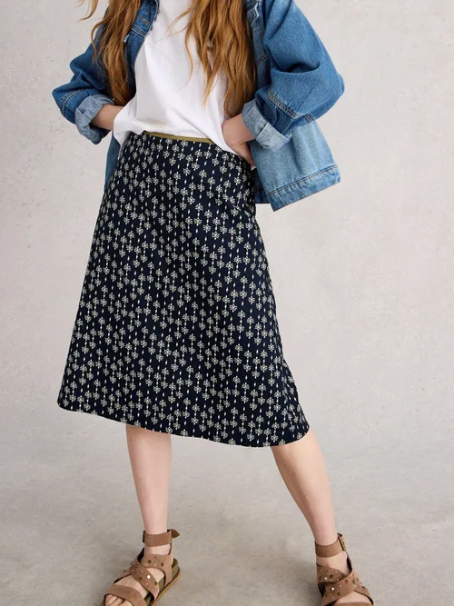 Jupe Réversible Nell - Navy Multi - 44 Image 3