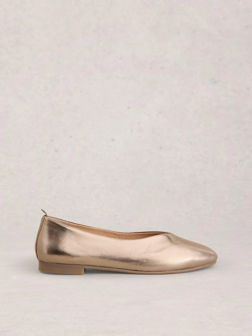 Escarpins ballerines en cuir Cheri - Pewter Met - 41 Image 1