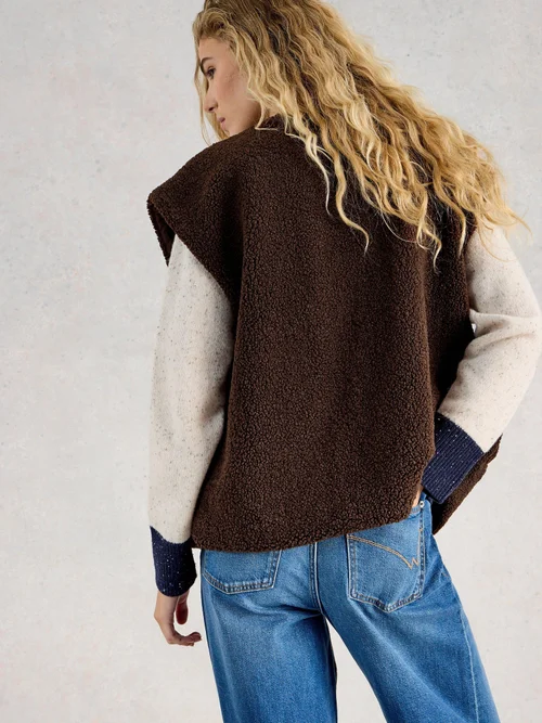 Gilet Borg - Dk Brown - S Image 4