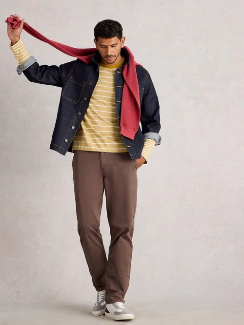 Pantalon chino biologique Sutton - Dk Brown - 36/R Image 2