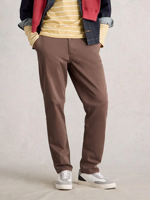 Pantalon chino biologique Sutton - Dk Brown - 36/R Image 3