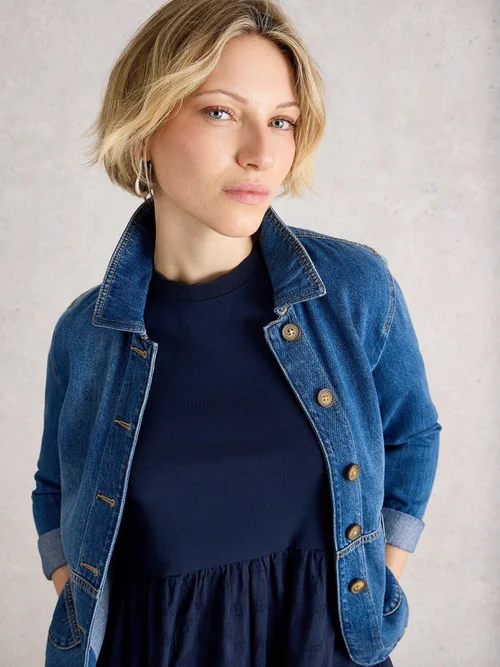 Robe brodée Vera - Dark Navy - 52/R Image 1