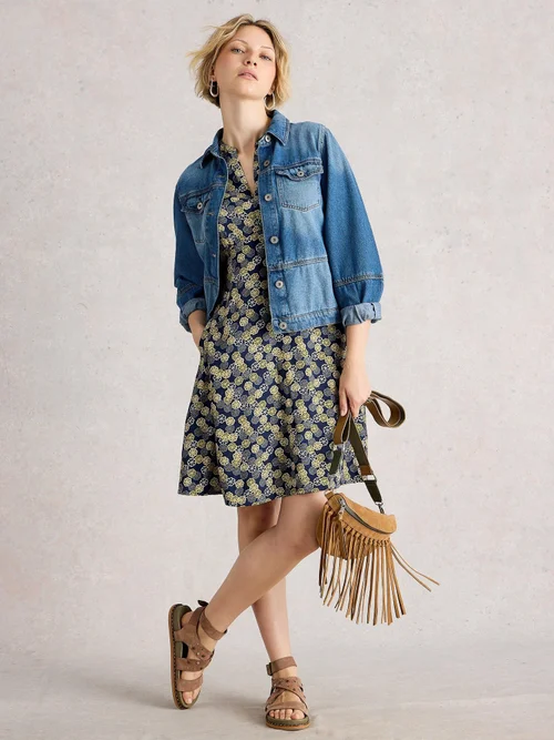 Robe Frances - Navy Multi - 52/R Image 2