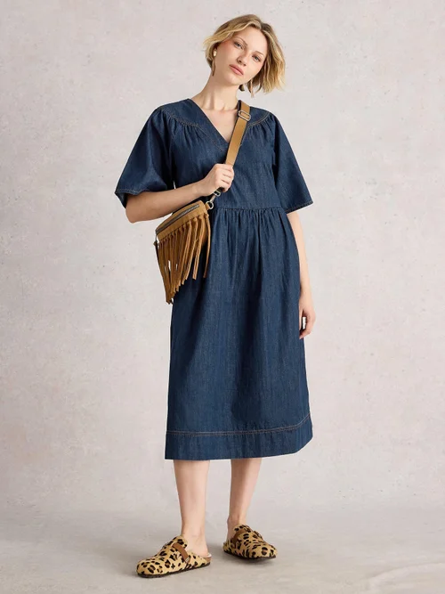 Robe En Denim Leo - Dk Denim - 38/R Image 2