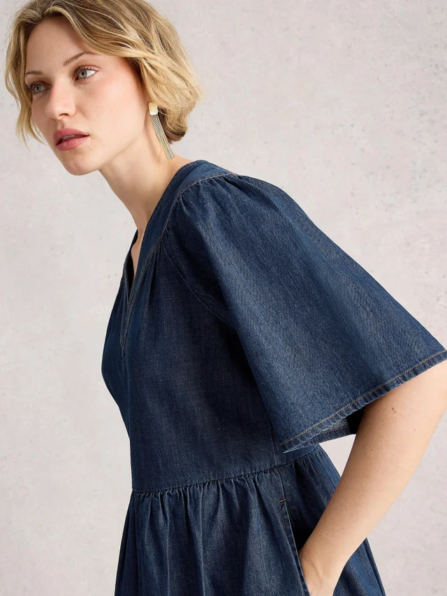 Robe En Denim Leo