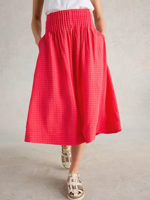 Jupe midi Charlotte - Dk Pink - 52/R Image 3