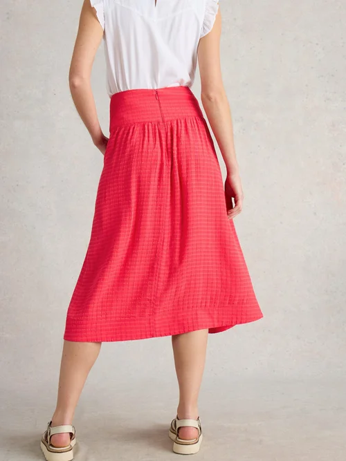 Jupe midi Charlotte - Dk Pink - 52/R Image 4