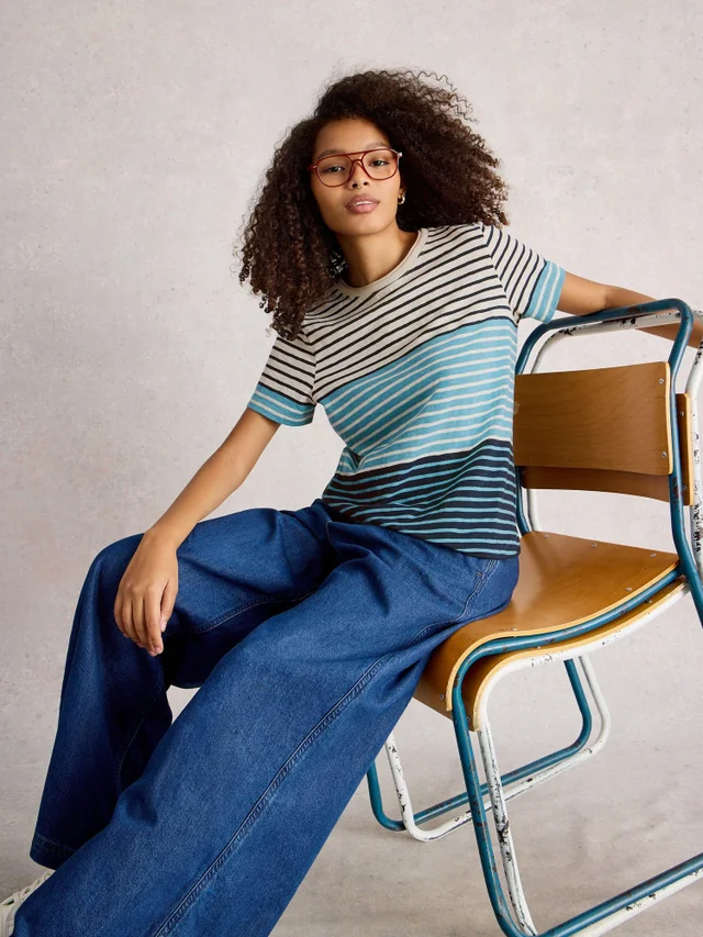 T-shirt à rayures Clara SS