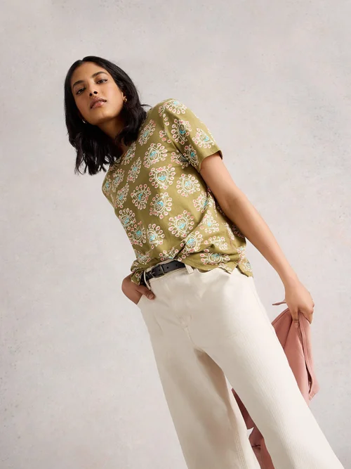T-Shirt Abbie - Khaki Grn - 52 Image 3