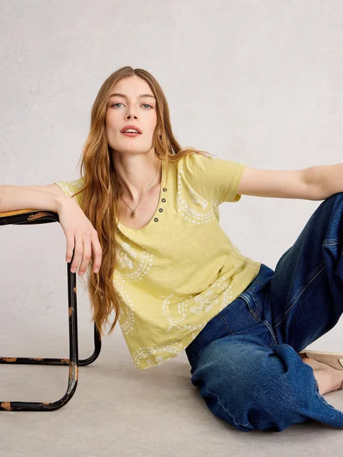T-Shirt Nadia - Yellow Mlt - 50 Image 1