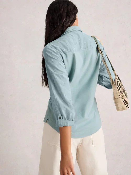 Chemise En Jersey Mixte Annie - Dus Green - 50 Image 4