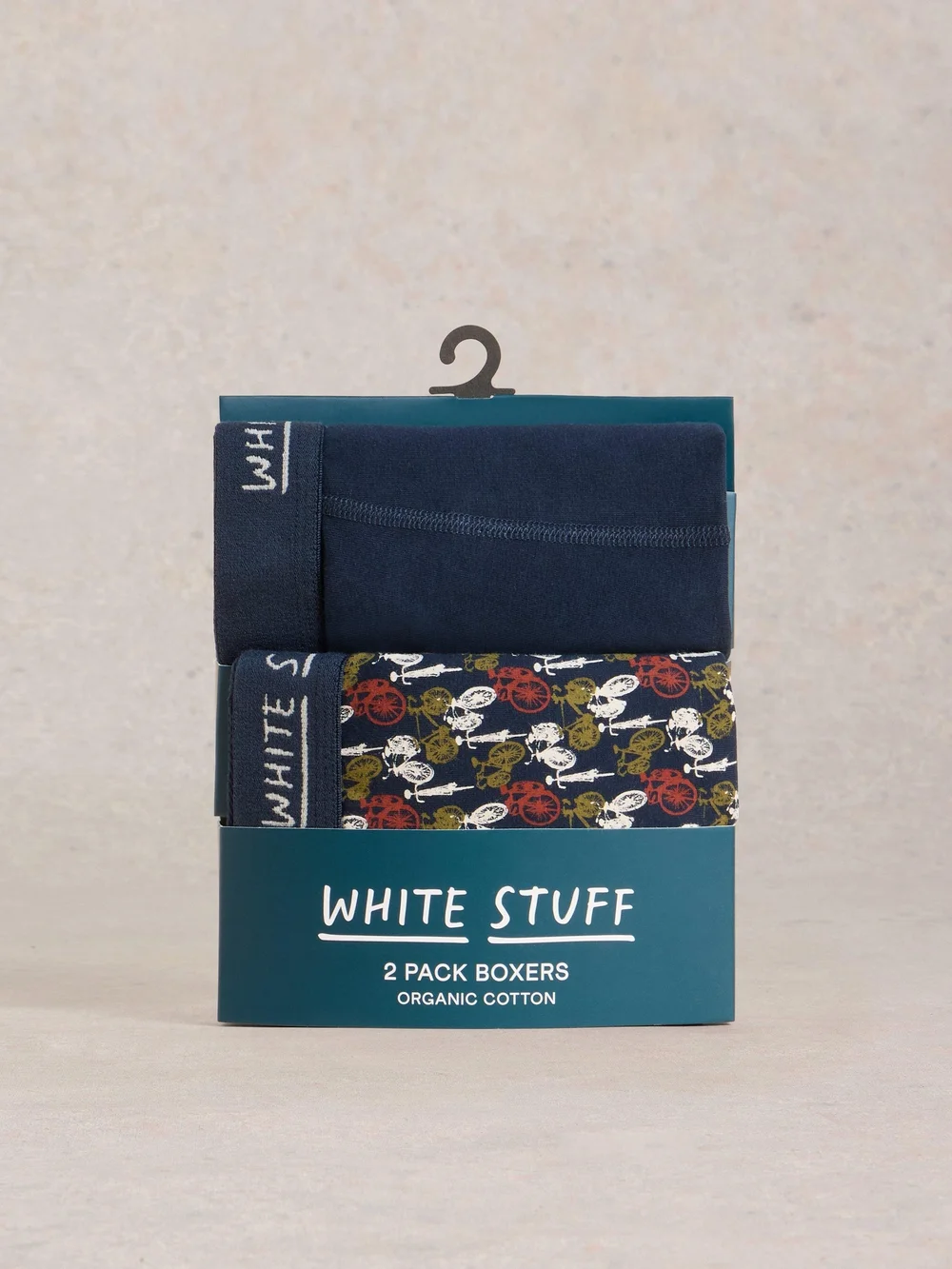 Boxershorts Hove Print & Uni - Blue Pr - XXXL Image 1