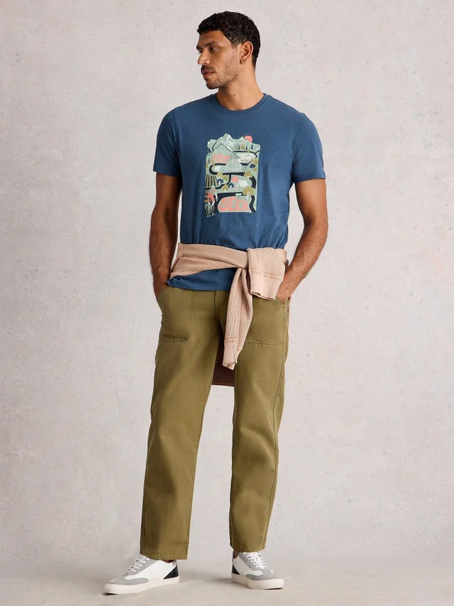 T-Shirt Abersoch mit Bike-Motiv