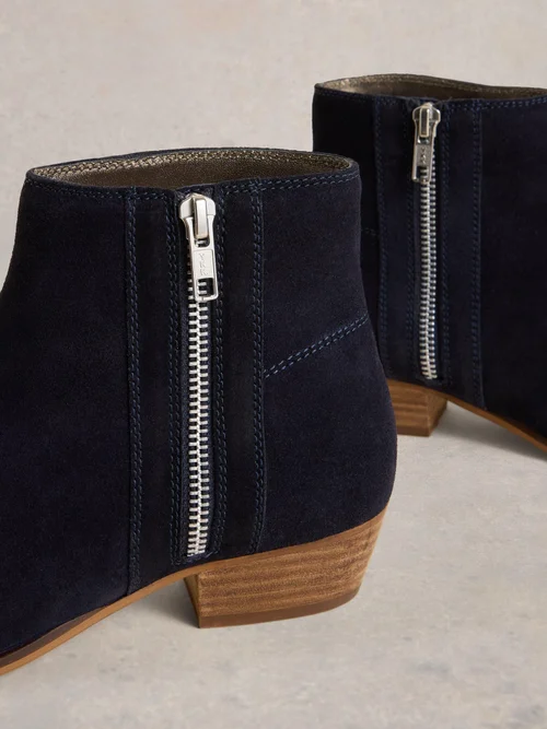 Bottines Zoe à fermeture éclair - Dark Navy - 40 Image 4