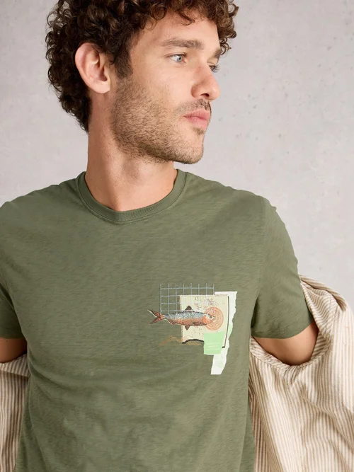 Carte graphique Abersoch Fish - Green Pr - XXXL Image 1