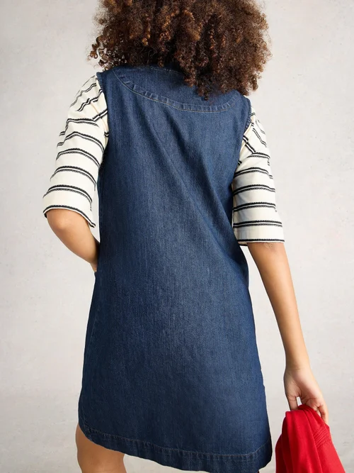 Tablier En Denim Rose - Mid Denim - 52/R Image 4