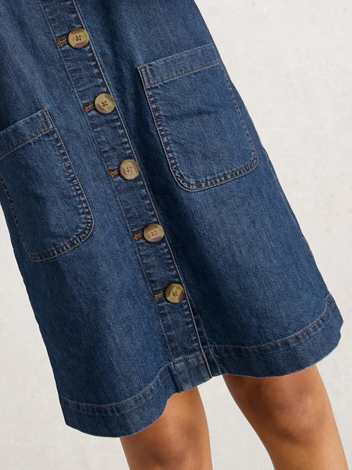 Tablier En Denim Rose - Mid Denim - 52/R Image 3