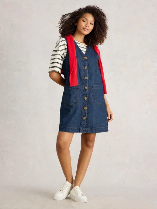 Tablier En Denim Rose - Mid Denim - 52/R Image 2