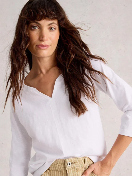 T-shirt à manches 3/4 Nelly - Bril White - 52 Image 3