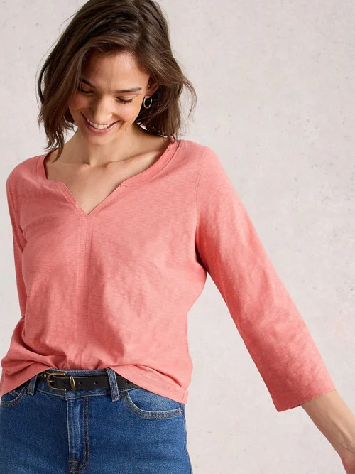 T-shirt à manches 3/4 Nelly - Mid Coral - 52 Image 3