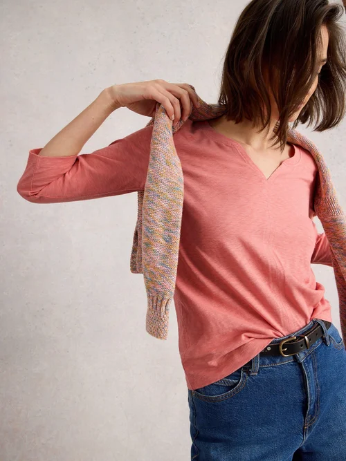 T-shirt à manches 3/4 Nelly - Mid Coral - 52 Image 1