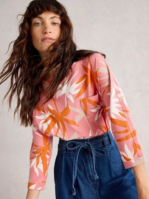 Haut Demi-Dolman - Coral Mlt - 46 Image 3