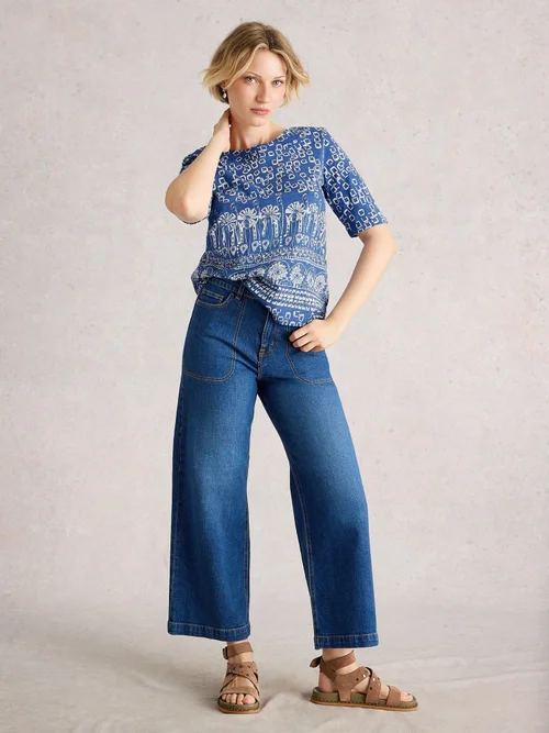 T-SHIRT WEAVER - Blue Pr - 52 Image 2
