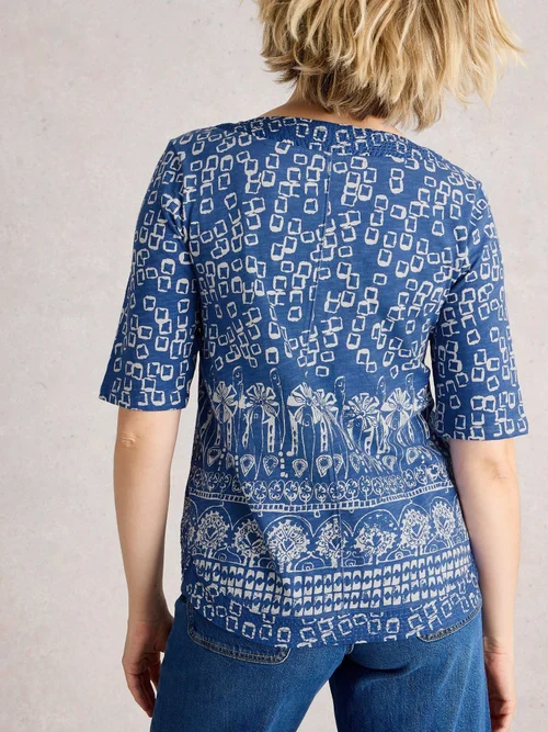 T-SHIRT WEAVER - Blue Pr - 52 Image 4
