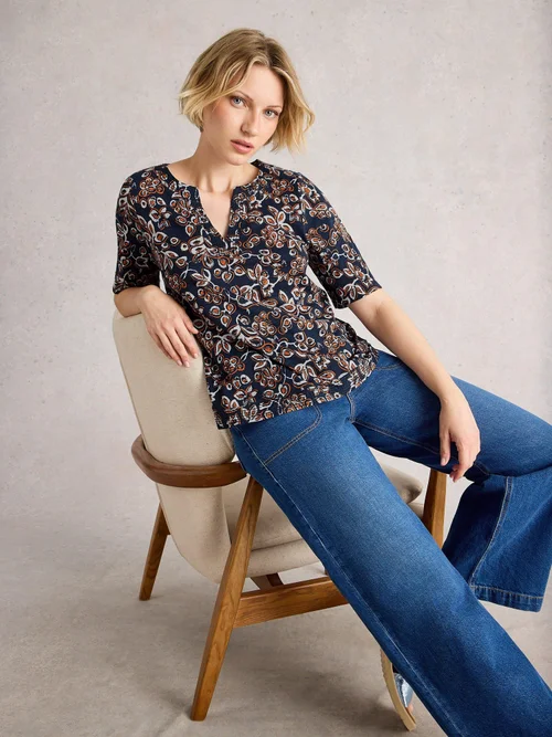 T-Shirt Weaver Encollement - Navy Pr - 52 Image 1