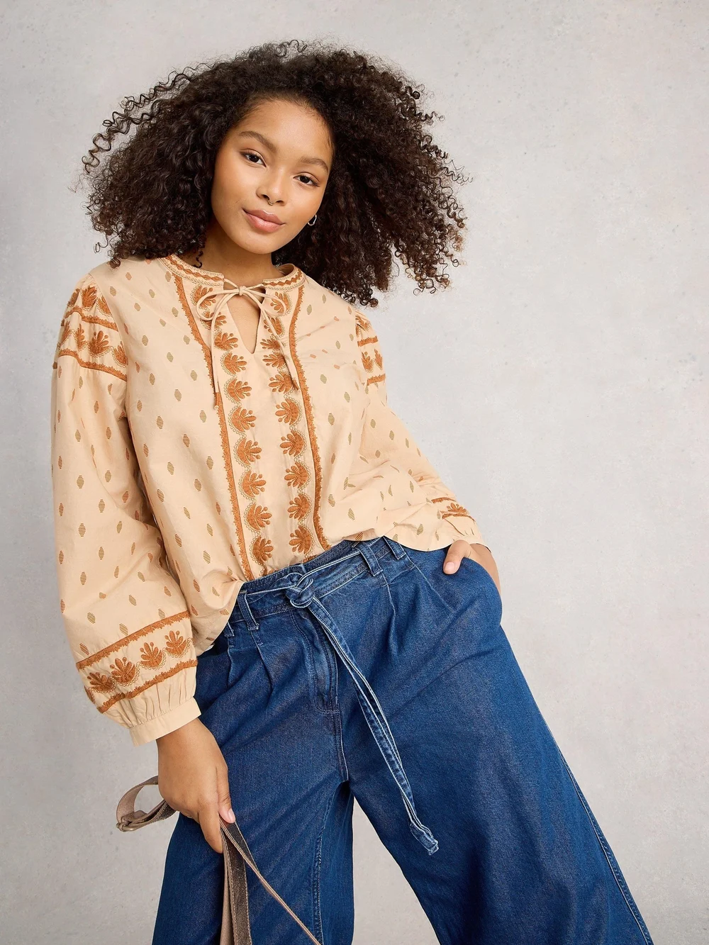 Top Brodé Lila - Ivory Mlt - 52 Image 1