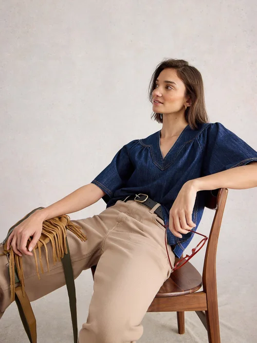 Haut En Denim Leo - Dk Denim - 52 Image 1