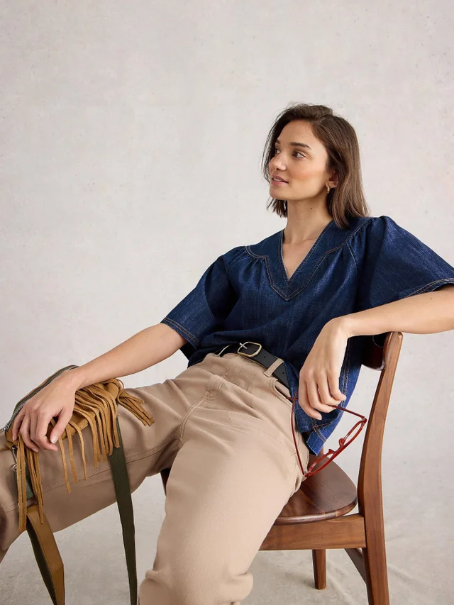 Haut En Denim Leo