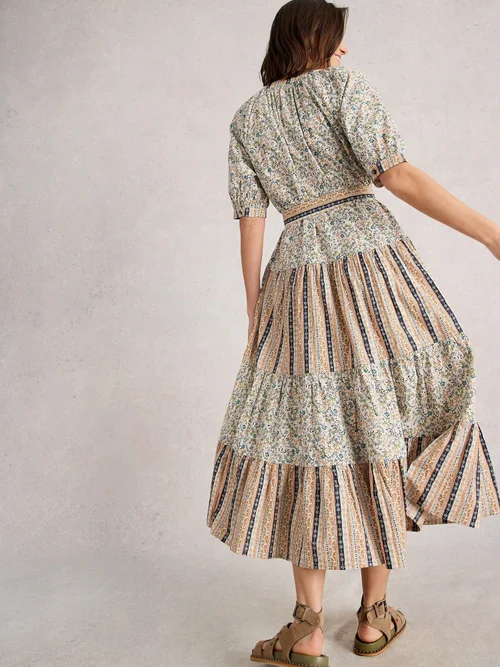Robe Midi Clementine - Ivory Mlt - 50/R Image 4