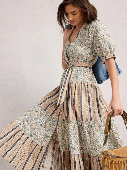 Robe Midi Clementine - Ivory Mlt - 52/R Image 3