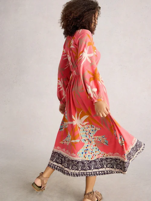 Robe Midi Imogen - Pink Mlt - 38/R Image 4