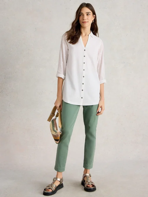 Chemise Longue Annie Mix - Pale Ivory - 52 Image 2