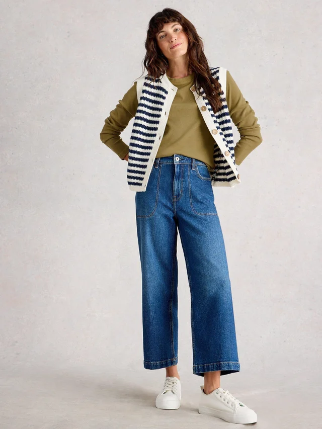 T-Shirt À Manches Longues Et Coudes Ribbés Sadie