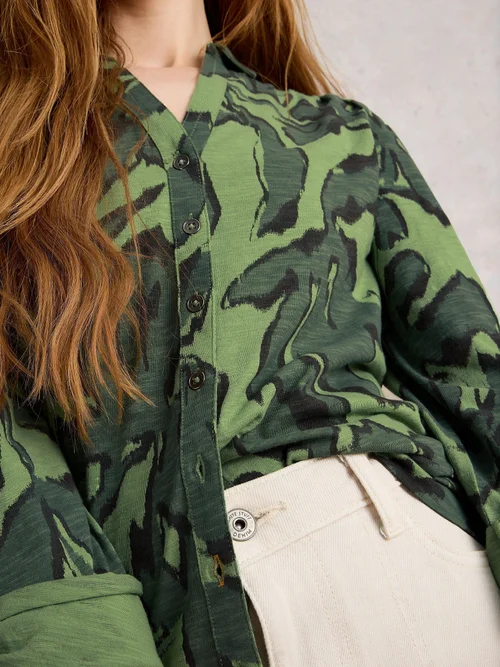 Chemise En Jersey Annie - Green Mlt - 52 Image 3