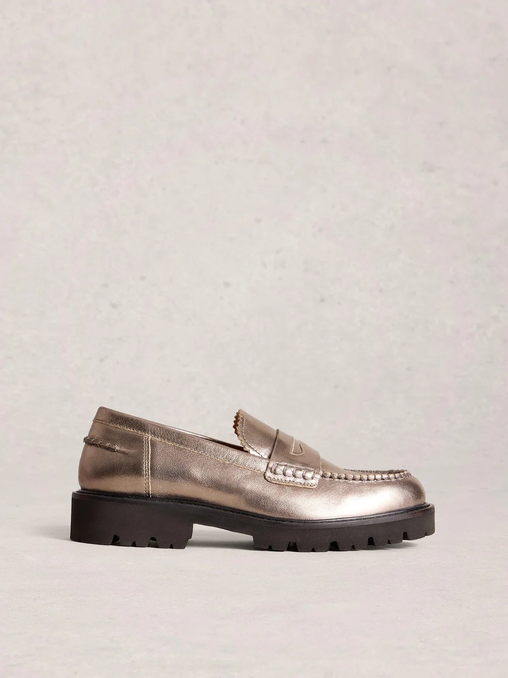 Mocassins Laura Chunky - Pewter Met - 40 Image 1