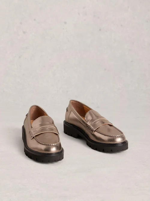 Mocassins Laura Chunky - Pewter Met - 40 Image 3