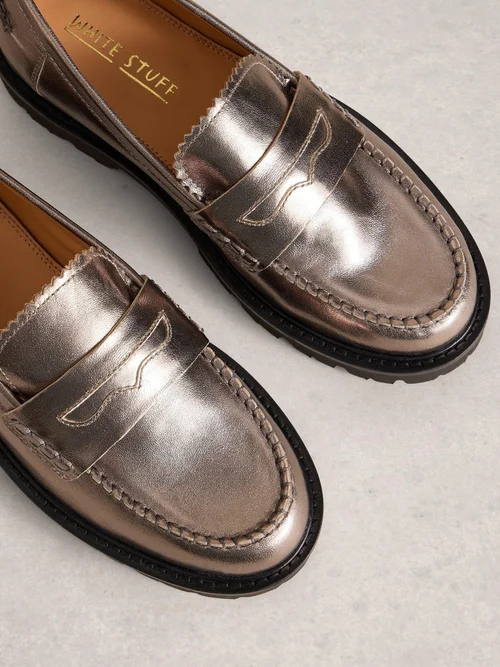 Mocassins Laura Chunky - Pewter Met - 40 Image 4